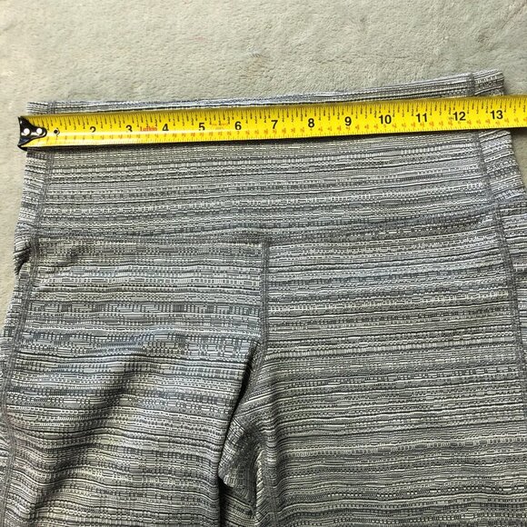 Athleta High Rise Jacquard Chaturanga 7/8 Tight Black/White Leggings - Picture 8 of 11